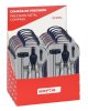 EXPOSITOR 12 PCS. COMPAS DE PRECISION SAFTA SAFTA26 3422051063 20X20 UNIDAD