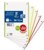 RECAMBIO ENRI A-4 100H 4T OXFORD SCHOOL HORIZONTAL C/MARGEN 90GR 5 COLORES 400158519