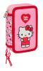 PLUMIER TRIPLE 37 PCS HELLO KITTY SAFTA26 412616857 19,5X12,5 UNIDAD