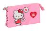 PORTATODO TRIPLE HELLO KITTY SAFTA26 812616744 12X22 UNIDAD