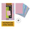 SEPARADOR A-4 PP RIGIDO 8 POSICIONES COLORES PASTEL SENFORT DYNAMIC 302025