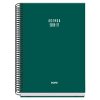 AGENDA ESCOLAR DOHE26 26/27 BASIC COLOUR VIBES TE A5 DP VERDE 52318