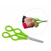 TIJERA PEDAGOGICA ESCOLAR 17CM FAIBO DOBLE AGUJERO UNIDAD TP17