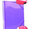 CARPETA ESCAPARATE A-4 PRYSE 20 FUNDAS ESPIRAL KANGURO COLOR LILA 4240026 UNIDAD