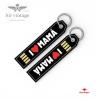 LLAVERO TELA ALEX BOG I LOVE MAMA EF-101 UNIDAD