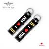 LLAVERO TELA ALEX BOG I LOVE YOU EF-102 UNIDAD
