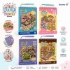 CUADERNO CON STICKERS PARA PEGAR MINI WORLDS 4 MODELOS ALEX BOG AA-0080 UNIDAD