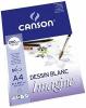 Foto de BLOC DIBUJO CANSON IMAGINE FINO A-4 21*29,7 200G ENCOLADO 50H C200006008