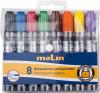 Foto de MARCD. MOLIN PERMANENTE PUNTA REDONDA 3MM SURTIDO 8 COLORES UNIDAD RTP230-08-W