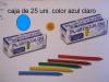 Foto de CERAS JOVI PLASTICOLOR GRANEL AZUL CLARO C/25