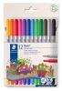 ROTULADOR STAEDTLER DOBLE PUNTA ESTUCHE 12 COLORES 320 C12