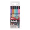 Foto de BLISTER 5 MARCD. LIQUID CHALK APLI PUNTA REDONDA 5 COLORES PASTEL 20326 UNIDAD