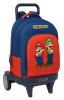 MOCHILA GDE. C/RUEDAS COMPACT EVOL. EXT. SUPER MARIO "MAMMA MIA" SAFTA26 812608218 45*33 UNIDAD