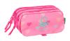 PORTATODO TRIPLE BIG BENETTON "HEART" SAFTA26 812651710 10X21,5 UNIDAD